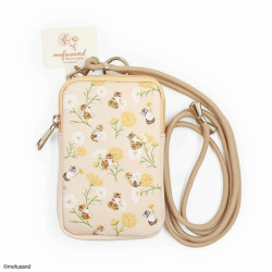 Phone Tab＆ Shoulder Pouch Flower Yellow mofusand