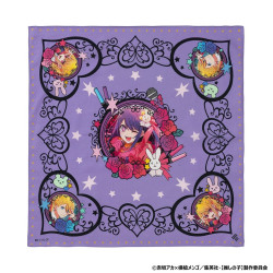 Printed Handkerchief Ai & Aqua & Ruby Oshi no Ko x ANNA SUI