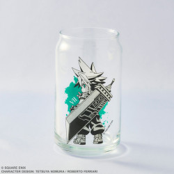 Can-shaped Glass Cloud Strife Final Fantasy VII Rebirth