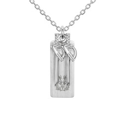 Collier K10 White Gold Lappland Arknights