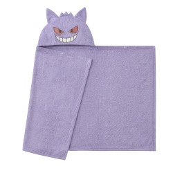 Hooded Bath Towel Gengar Pokémon Monpoké