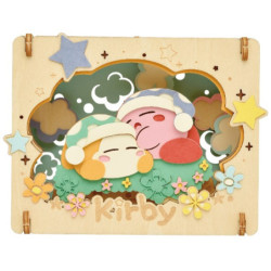 Paper Theater Wood Style Kirby Napping Kirby's Dream Land