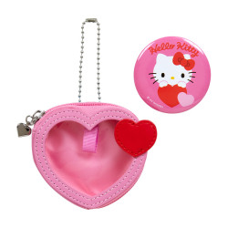 Mini Pouch with Badge Hello Kitty Sanrio Character Award 3rd Colorful Heart Series