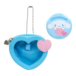 Mini Pouch with Badge Cinnamoroll Sanrio Character Award 3rd Colorful Heart Series