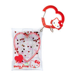 Pochette Transparente avec Mousqueton Hello Kitty Sanrio Character Award 3rd Colorful Heart Series