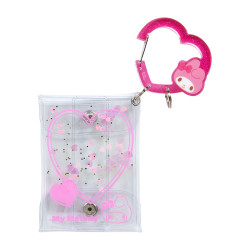 Clear Pouch with Carabiner My Melody Sanrio Character Award 3rd Colorful Heart Series