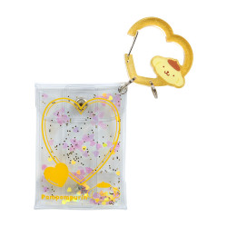 Clear Pouch with Carabiner Pompompurin Sanrio Character Award 3rd Colorful Heart Series