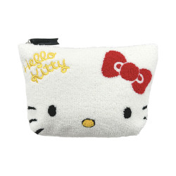 Pouch Sagara Embroidery Hello Kitty Face Sanrio