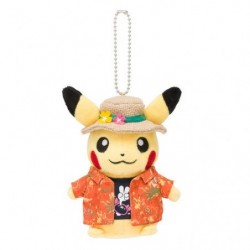 Plush Keychain Mascot Alolan Festival Pikachu