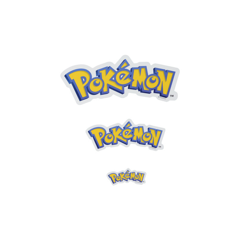 Stickers Pokemon Logo Meccha Japan
