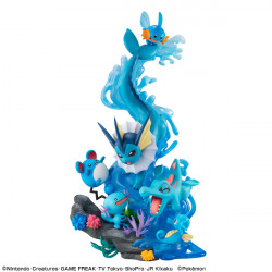 Figurines Dive to Blue Type Eau Pokémon G.E.M.EX Series