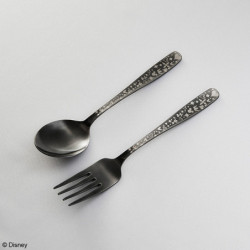Fork and Spoon Confetti Black Kingdom Hearts