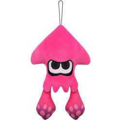 Plush Squid Neon Pink Splatoon 2 ALL STAR COLLECTION