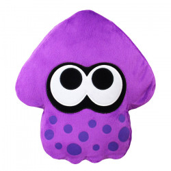 Peluche Coussin Calamar Neon Violet Splatoon 2 ALL STAR COLLECTION