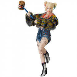 Figure HARLEY QUINN Caution Tape Jacket Ver. MAFEX